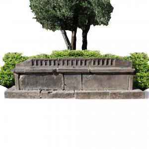 Ancient stone fountain. 1400s.